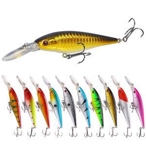 Umpan Pancing 9.5g/110mm  Long Tongue Plate FLOATING MINNOW Hardbait Umpan Buatan Grosir - Product Image 2
