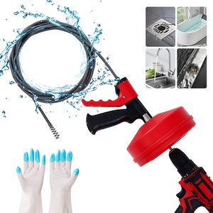 XFIRE-GEAR GT-8002 25ft Déboucheur de canalisation double mode, fonctionnement manuel et électrique, étanche IP68, personnalisable OEM, garantie 1 an - Product Image 1