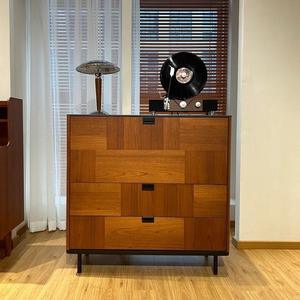 Xishi Yumi Ten Billion Medieval French Teak Gabinete de zapatos de chapa de madera maciza Almacenamiento de entrada informal moderno con función portátil - Product Image 6