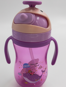 Tasse créative pour enfants, 1 pièce, style, couverture créative avec poignée, paille, gobelet d'apprentissage, tasse à boire, sans BPA, cadeau <span class=keywords><strong>gratuit</strong></span>, nouveau - Product Image 3