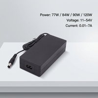Adaptateur d'alimentation de bureau à découpage 65/77/84/90 Watts 12V 24V 36V 48V 54V 2A 3A 5A 7A pour caméra de fond d'œil et alimentation médicale