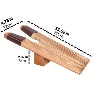 Calzascarpe in Legno di Pino con Incisione, Estrattore per Stivali e Scarpe con Borsa da Viaggio, Colore e Logo Personalizzabili, Decorazione per la Casa - Product Image 2