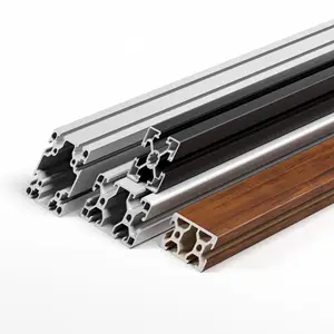 Vente chaude 4040 série 6063 profilé d'extrusion en aluminium pour profilé en aluminium industriel