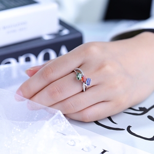 Anillo de Compromiso de Oro Sólido de 18K con Zafiro, Joyería Clásica de Lujo Personalizada, Corte Ovalado, Anillo de Piedras Preciosas para Mujer, Regalo de Cumpleaños - Product Image 2