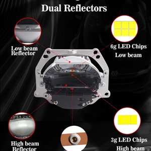 2023 SANVI 800m Laser <b>Light</b> L50 Bi Led <b>Projector</b> Laser Lens Led <b>Projector</b> Headlight Bi Led Laser <b>Projector</b> Headlight - Product Image 5