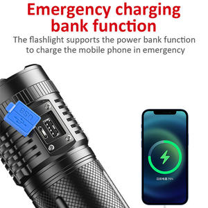 Đa chức năng xách tay 3 * LED bấc đèn Pin 21700 ngoài trời phía trước phía sau kép lightsbrightness không thấm nước công suất cao cầm tay ngọn đuốc - Product Image 6