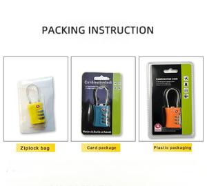 Candado de Combinación de Alta Calidad con Cable, 3 Dígitos, Aprobado por la TSA, Candado de Viaje con Licencia, Candado de Combinación para Camión - Product Image 4
