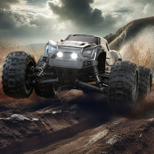 Voiture RC Monster Truck 4x4 1/14 - Contrôle synchronisé à l'échelle réelle 2,4G, conception réaliste résistante aux chocs avec feux avant et arrière - Product Image 5
