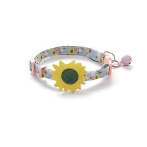 Produits populaires collier de chien boucle réglable conception florale imprimé colliers de chien mode collier de chien personnalisable - Product Image 4