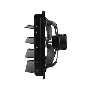 พัดลมดูดอากาศแบบมีบานเกล็ดไฟฟ้า เงียบ สำหรับใช้ในครัวเรือนและอุตสาหกรรม ระบายควันจากครัวด้านหลัง โครงเหล็กเต็มตัว ผลิตจากโรงงาน - Product Image 3