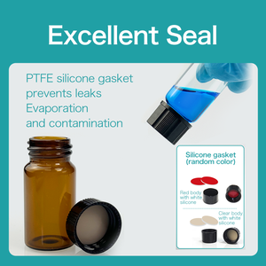 Steema 1,5ml Borosilikat-Röhrchen aus Glas mit Schraubverschluss, klare Probenfläschchen, OEM für Laboranwendungen - Product Image 4