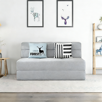 Sofá Cama Plegable para Sala de Estar, Apartamento Pequeño, Sofá Individual y Doble de Doble Uso, Colchón Tatami para Dormitorio