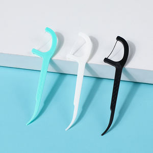 완벽한 20pcs 숯 차 치과 <span class=keywords><strong>flosser</strong></span> 민트 왁스 치과 치실 선택 <span class=keywords><strong>flosser</strong></span> - Product Image 1