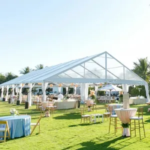 Tenda pesta pernikahan halaman belakang luar ruangan tenda gereja tamu 1000 besar kustom kualitas tinggi