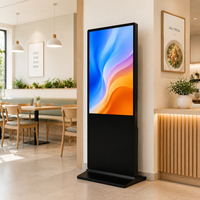 4K Tam Ekran Dijital Tabela Paneli İç Mekan Ayaklı Kiosk Android İşletim Sistemli Bulut CMS'li FHD LCD Reklam Oynatıcı Ekran Klinik