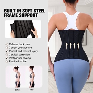 Wholesale Waist Trainer Cincher Slimming Corset Flat Stomach Sheath Shaper Supplier Custom Original Mesh Fabric Girdle <strong>Shapewear</strong> - Product Image 3