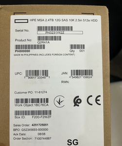 HPQ2R41A 2.4TB 12Gbps SAS 10K RPM SFF Enterprise Hard Disk Drive Untuk MSA Storage Array Hot Plug Server Storage Upgrade Component - Product Image 1
