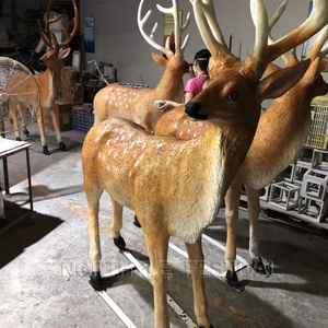 3D Life-size Reindeer <strong>Craft</strong> Motif <strong>Lights</strong> Fiberglass Animal <strong>Light</strong> Show Commercial Christmas Decoration Ideas Outdoor - Product Image 5