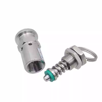Soupape de sécurité miniature à ressort en acier inoxydable Triclamp
