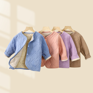 2024 di fabbrica collezione di abbigliamento invernale Unisex Cardigan intimo termico stampato formale stile per uomo e donna bambini - Product Image 2