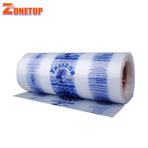 Factory Directly Supply Custom Made 500ml Plastic Pouch Roll Packaging Water Sachet Film