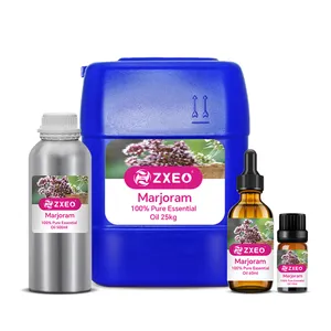Therapeutic Grade Normalizing Aromatherapy Undiluted Cold Pressed 100% Pure Vegan Sweet Marjoram Oil for skin care