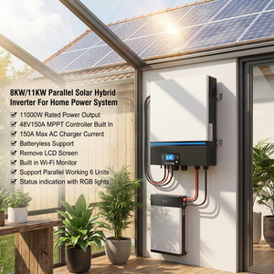 Inversor Solar <span class=keywords><strong>Jesudom</strong></span> de 11KW 8KW con MPPT de 48V150A, Entrada Máxima de CC de 500V, Función Paralela, Inversor Híbrido - Product Image 1