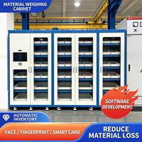 Armoire de pesage intelligente avec reconnaissance faciale, identification automatique et casier de stockage de consommables pour ateliers d'usine