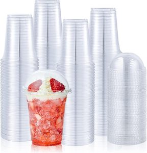 Premium <b>Plastic</b> Disposable Smoothie Take Away <b>Plastic</b> PET Cold <b>Drinking</b> <b>Cup</b> 12oz 16oz 32oz Custom - Product Image 1