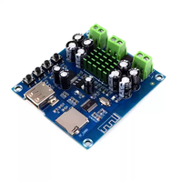  Module d'amplificateur TPA3116D2, carte d'amplificateur double 50W intégrée, lecteur de carte USB Flash Drive TF