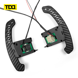 แป้นเปลี่ยนเกียร์ TDD LED แม่เหล็กคาร์บอนไฟเบอร์ สำหรับพวงมาลัยมัสแตง จีที เชลบี้ - Product Image 2