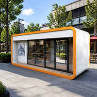 Maisons conteneurs de luxe 40 pieds, 3 chambres, 2 salles de bain, type Apple Cabin