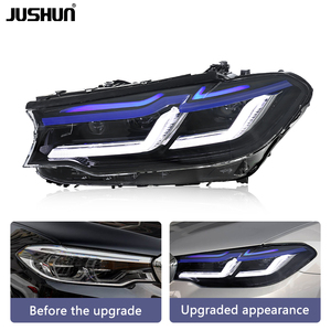 Accessori auto JUSHUN faro anteriore a LED per <span class=keywords><strong>BMW</strong></span> <span class=keywords><strong>serie</strong></span> 5 M5 G30 G38 2018-2020 faro Laser di alta qualità Plug and Play - Product Image 1