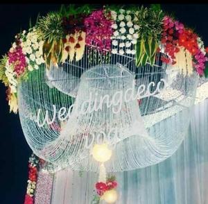 Mandap en cristal de luxe nouvellement conçu pour la décoration de mariage en fibre de qualité supérieure par les exportateurs - Product Image 6