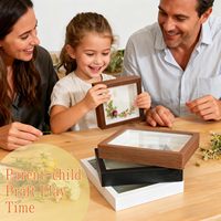 Cadre 3D profond pour photos 8x8 8x10 10x10 16x16 pouces A4 avec plexiglas – Vente en gros