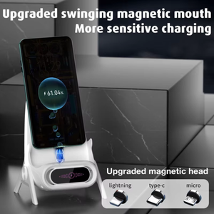 <span class=keywords><strong>Cargador</strong></span> Inalámbrico 3 en 1 de 15W para Teléfono, Magnético, Carga Rápida, Compatible con iPhone y Android - Product Image 5