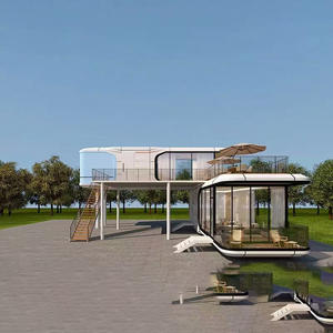 Casa Cápsula Moderna, Hogar Inteligente con IA y Control por Voz, Edificio de Oficinas al Aire Libre, Casa Cápsula Pequeña, Estructura de Acero, Instalación Rápida - Product Image 3