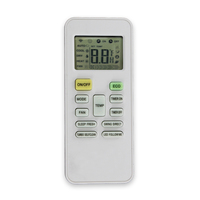 Télécommande intelligente AC ES-AC041-N avec écran LED numérique et circuit intégré SOFT IC pour climatiseur VIDEOCON, 38 kHz, nouvelle, en ABS, 14 touches