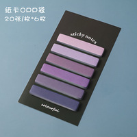 Bloc-notes personnalisé de marque privée, coloré, avec étiquettes de papeterie, index de couleur, notes adhésives