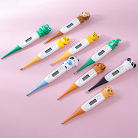 Termometer demam bayi, termometer Digital karakter kartun, harga grosir, produsen fleksibel dengan Probe