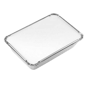 Heavy Duty Disposable <strong>Foil</strong> Baking Tray/pan for <strong>Food</strong> Cooking Rectangle Aluminum <strong>Foil</strong> <strong>Food</strong> <strong>Container</strong> with Plastic Lid - Product Image 3