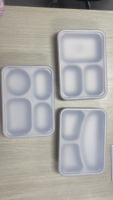 Nouvelle boîte à lunch créative en acier inoxydable de qualité alimentaire recouverte de silicone chauffable moderne stockage des aliments école enfants enfant boîte à lunch