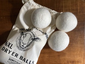Boules de séchage en laine pratiques, adoucissant naturel pour tissus, boules de séchage en laine réutilisables - Product Image 2