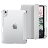 Étui porte-crayon droit souple TPU bord transparent arrière étui magnétique pour iPad 10e génération 10.9