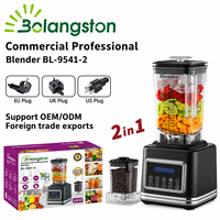 Mesin Blender Mixer Pembuat Smoothie Juicer Penggiling Penghancur Es Terbaik Komersial Heavy Duty Mixeur Blender