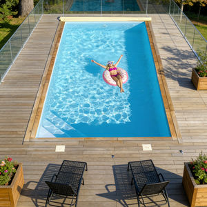 Piscine familiale en FRP pour l'extérieur - Résistante aux UV, durable, écologique, facile à installer, de forme rectangulaire - Product Image 4