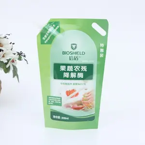 Eco-friendly Liquid Pesticide Bag Self-standing Sealed Anti-corrosion Material Plastic Packaging Spout Pouch