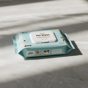 Lingettes hypoallergéniques bio en boîte pour chiens et chats, pour le nettoyage des yeux et des oreilles, 100 unités - Product Image 4