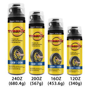 TYREFIX 20OZ Premium R1234ze Mousse de réparation et scellant pour pneus ignifuge, réparation d'urgence sans démontage, non corrosif - Product Image 4