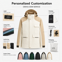 Veste d'hiver 3-en-1 détachable pour homme et femme, nouveau design, avec logo personnalisé, doublure polaire, fermeture éclair, coupe-vent, pour la montagne et les activités de plein air
